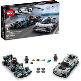 Constructor LEGO 76909 Speed Champions: Mercedes-AMG F1 W12 E Performance and Mercedes-AMG Project One